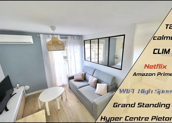 Calmes - Standing - Hypercentre - Clim - Wifi - Netflix Lejlighed